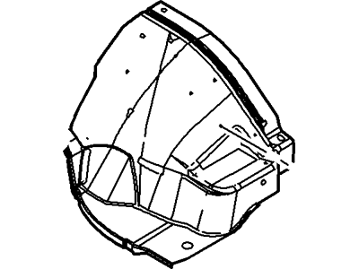 Ford 9C2Z-16060-A Apron Assembly - Front Fender