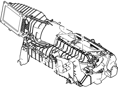 Ford AR3Z-19850-B Evaporator And Housing Assy