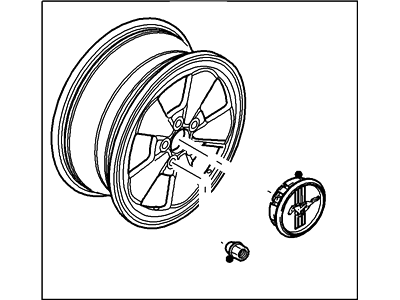 Ford 1R3Z-1007-BA Kit - Wheel