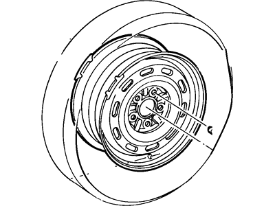 Mercury Tracer Spare Wheel - E92Z1007D