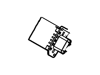 Mercury Blower Motor Resistor - 3F2Z-18591-BA