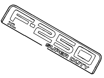 Ford 8C3Z-16720-A Nameplate