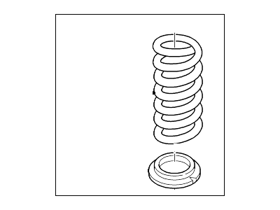2004 Ford Mustang Coil Springs - 3R3Z-5560-AB