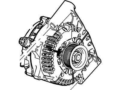 Ford 5F9Z-10V346-BBRM Alternator Assembly