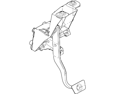 2006 Ford Mustang Brake Pedal - 5R3Z-2455-A