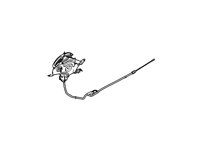 2008 Ford Taurus X Parking Brake Cable - 8G1Z-2853-A