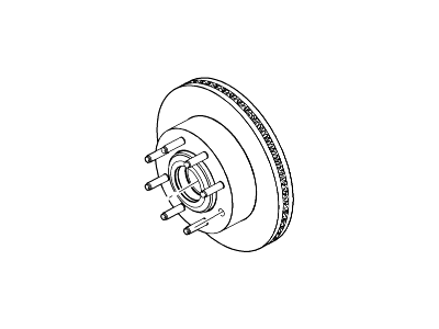 Ford HC3Z-1102-J Brake Rotor Assembly