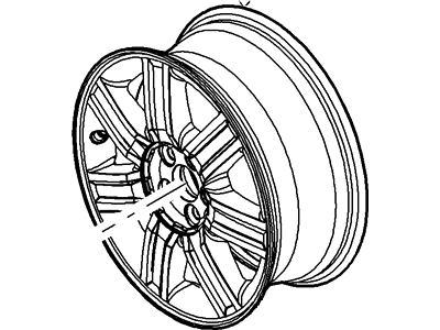 Ford 8T5Z-1007-B Wheel Assembly