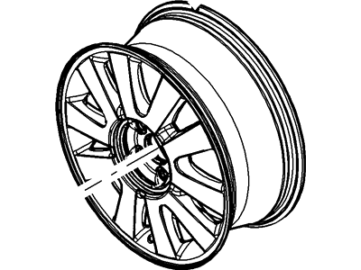 Ford 8F9Z-1007-A Wheel Assembly