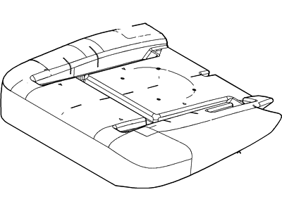 Ford 6W7Z-54632A22-A Front Seat Back Cover And Pad