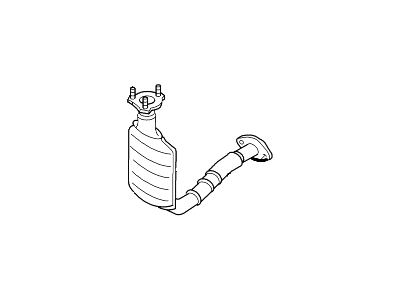 Ford YL8Z-5E212-GB Catalytic Converter Assembly