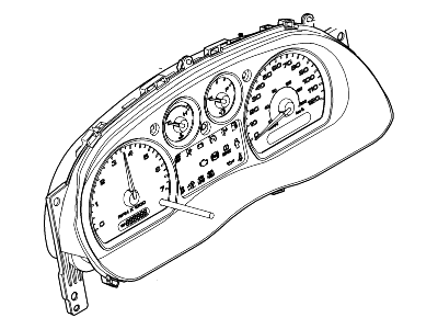2004 Ford Ranger Speedometer - 4L5Z-10849-AA