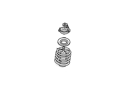 2001 Lincoln Continental Coil Springs - 1F3Z-5W310-BA