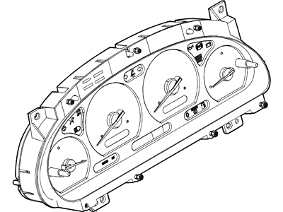 Ford 1F5Z-10849-CA Instrument Cluster