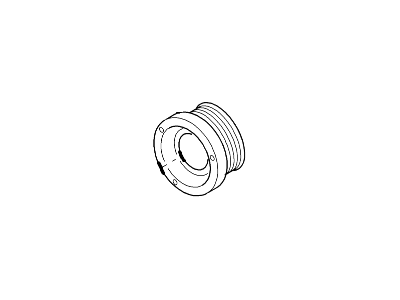 Ford XW4Z-19D784-AA Pulley - Compressor