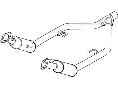 Ford 8R3Z-5F250-C Catalytic Converter Assembly