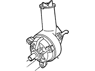 1990 Mercury Topaz Power Steering Pump - F13Z-3A674-ABRM
