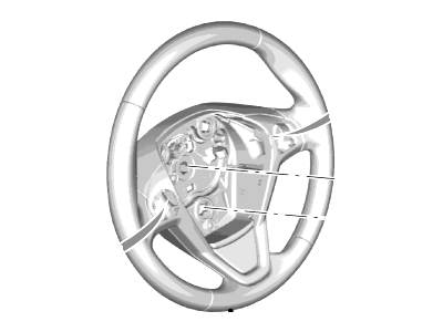 2017 Ford Fiesta Steering Wheel - D2BZ-3600-HA