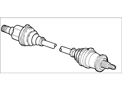 Ford 4F1Z-3B437-AA Front Axle Shaft