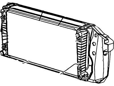Ford F3TZ-8005-B Radiator Assembly