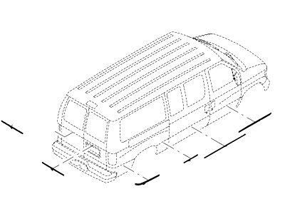Ford 7C2Z-1620001-AB Decal - Stripe