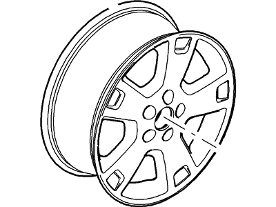 Mercury Monterey Spare Wheel - 6F2Z-1007-G