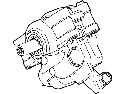 2009 Lincoln Town Car Power Steering Pump - 9W7Z-3A674-BARM