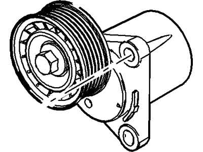 Ford 3S4Z-6A228-AA Pulley Assembly - Tension