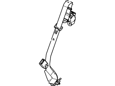 Ford 5L8Z-78611B64-AAA Seat Belt Assembly