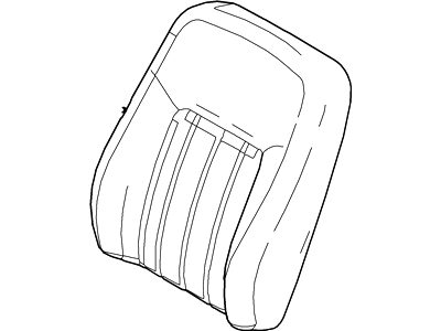 Ford 3W4Z-5464416-AAC Seat Back Cover Assembly