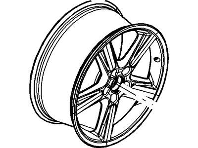 Ford 8R3Z-1007-S Wheel Assembly