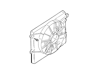 Ford F4SZ-8C607-D Fan And Motor Assembly
