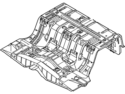 Ford 3W1Z-5411160-AA Pan Assembly - Floor - Centre