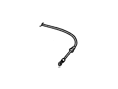 1989 Ford F-150 Hood Cable - E7TZ-16916-A