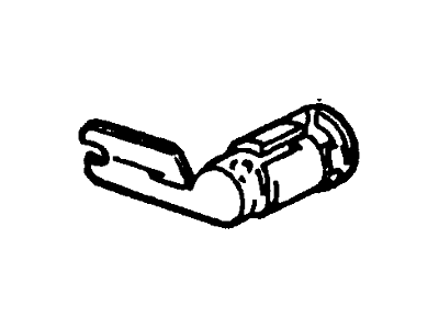 1994 Ford F Super Duty Door Lock Cylinder - F4TZ-1522050-B