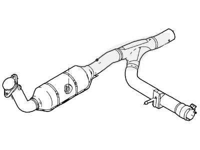 Ford 8L3Z-5E212-AA Catalytic Converter Assembly