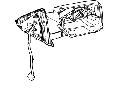 Ford 7L1Z-17683-DA Mirror Assembly - Rear View Outer