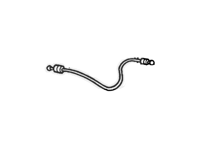 Ford E-150 Door Latch Cable - F2UZ-15221A00-A