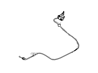 Ford 7L1Z-16916-B Cable Assembly - Hood Control