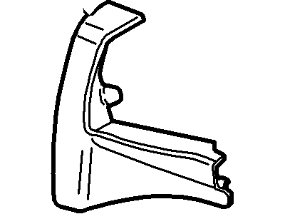 Ford XL5Z-1367518-AAC Cover - Rear Seat Heel Board