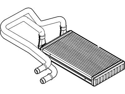 Ford 8G1Z-18476-A Radiator And Seal Assy - Heater