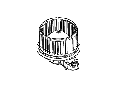 Ford 8G1Z-19805-BB Fan And Motor Assembly