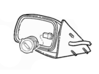 Ford F6AZ-17682-AA Mirror Assy - Rear View Outer