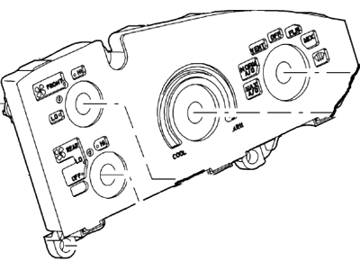 Ford E-350/E-350 Super Duty Blower Control Switches - 5C2Z-19980-BA