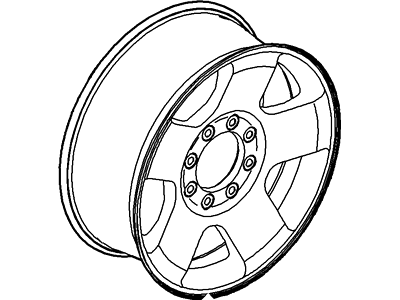 Ford 5C3Z-1007-V Wheel Assembly