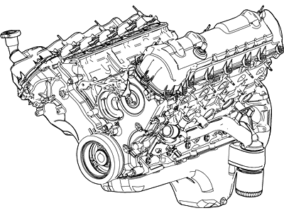 Ford JC3Z-6006-A Service Engine Assembly