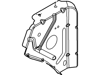 Ford 3C2Z-10769-AA Support - Battery Tray