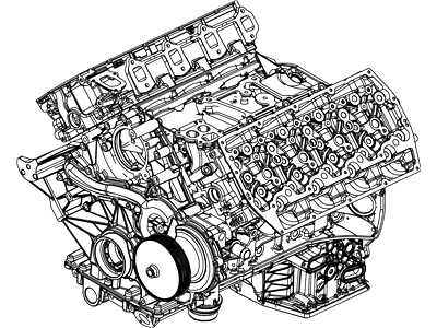 Ford HC3Z-6006-C Service Engine Assembly