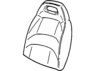 Ford YC2Z-1664417-AAB Seat Back Cover Assembly