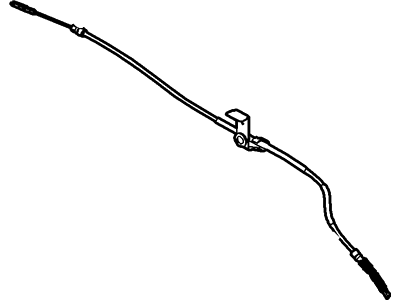 2006 Ford E-150 Parking Brake Cable - 6C2Z-2A635-B